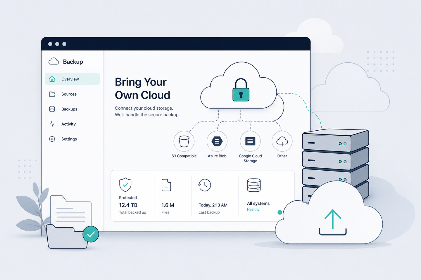 Cloud storage settings in Multisite Migrate